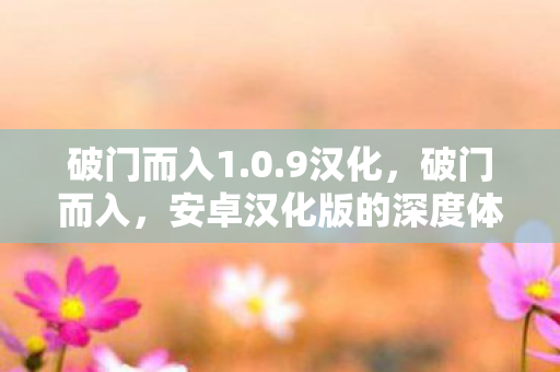 破门而入1.0.9汉化，破门而入，安卓汉化版的深度体验与解析