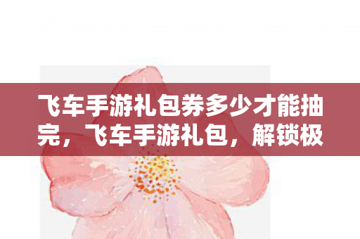 飞车手游礼包券多少才能抽完,飞车手游礼包,解锁极速驾驶之旅的钥匙 飞车手游礼包券多少才能抽完,飞车手游礼包,解锁极速驾驶之旅的钥匙