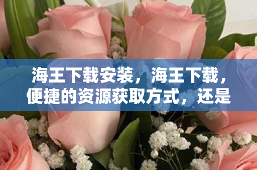 海王下载安装，海王下载，便捷的资源获取方式，还是灰色产业的温床？