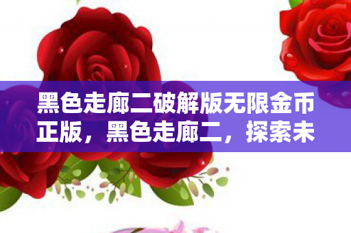 黑色走廊二破解版无限金币正版,黑色走廊二,探索未知的游戏世界与无限可能 黑色走廊二破解版无限金币正版,黑色走廊二,探索未知的游戏世界与无限可能