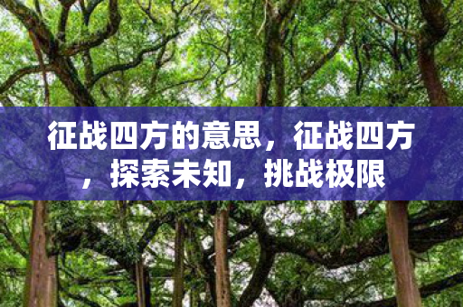 征战四方的意思,征战四方,探索未知,挑战极限 征战四方的意思,征战四方,探索未知,挑战极限