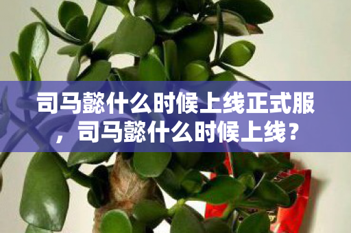 司马懿什么时候上线正式服,司马懿什么时候上线? 司马懿什么时候上线正式服,司马懿什么时候上线?