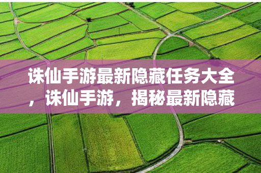 诛仙手游最新隐藏任务大全，诛仙手游，揭秘最新隐藏任务，探索未知冒险