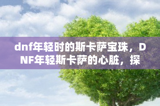 dnf年轻时的斯卡萨宝珠，DNF年轻斯卡萨的心脏，探索游戏背后的故事与情感