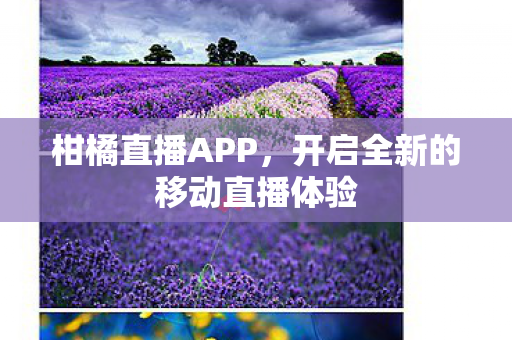 柑橘直播APP，开启全新的移动直播体验