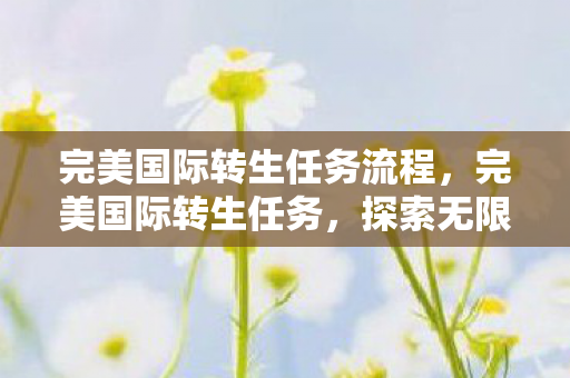 完美国际转生任务流程，完美国际转生任务，探索无限可能的冒险之旅
