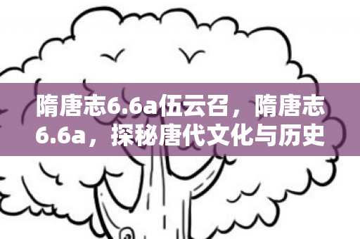 隋唐志6.6a伍云召，隋唐志6.6a，探秘唐代文化与历史的瑰宝