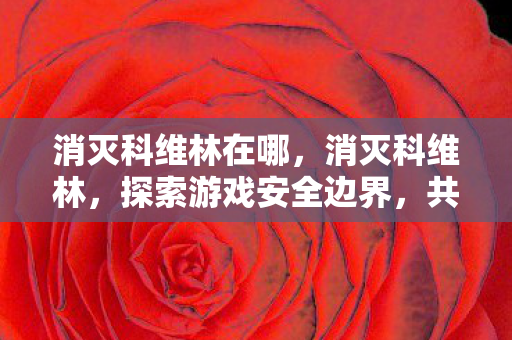 消灭科维林在哪，消灭科维林，探索游戏安全边界，共筑健康游戏环境