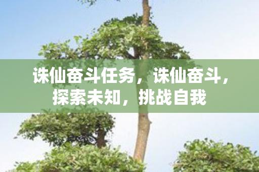 诛仙奋斗任务，诛仙奋斗，探索未知，挑战自我