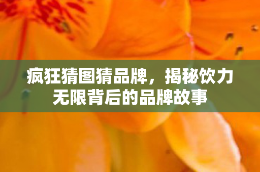 疯狂猜图猜品牌，揭秘饮力无限背后的品牌故事