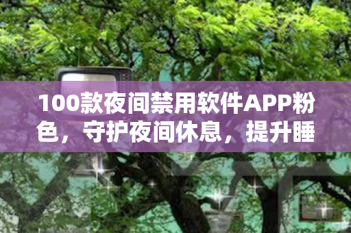 100款夜间禁用软件APP粉色，守护夜间休息，提升睡眠质量