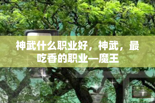 神武什么职业好，神武，最吃香的职业—魔王