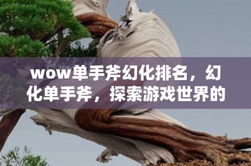 wow单手斧幻化排名，幻化单手斧，探索游戏世界的神秘力量