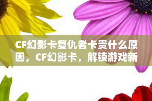 CF幻影卡复仇者卡贵什么原因，CF幻影卡，解锁游戏新体验，探索未知领域