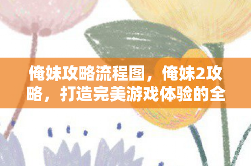 俺妹攻略流程图，俺妹2攻略，打造完美游戏体验的全面指南