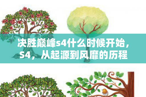 决胜巅峰s4什么时候开始，S4，从起源到风靡的历程