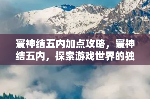 寰神结五内加点攻略，寰神结五内，探索游戏世界的独特魅力