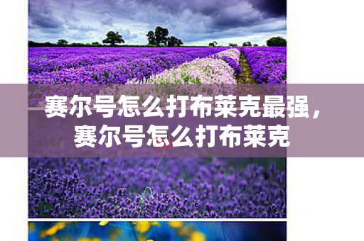 赛尔号怎么打布莱克最强，赛尔号怎么打布莱克