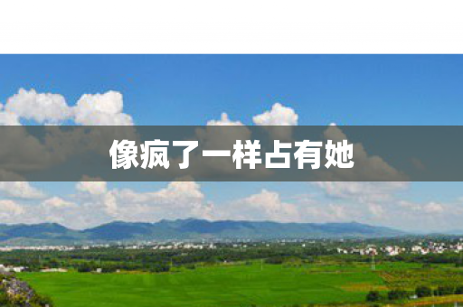 像疯了一样占有她