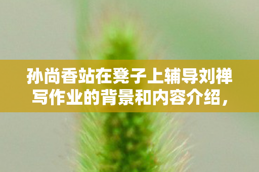 孙尚香站在凳子上辅导刘禅写作业的背景和内容介绍，孙尚香站在凳子上辅导刘禅写作业