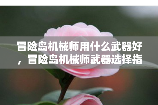 冒险岛机械师用什么武器好，冒险岛机械师武器选择指南