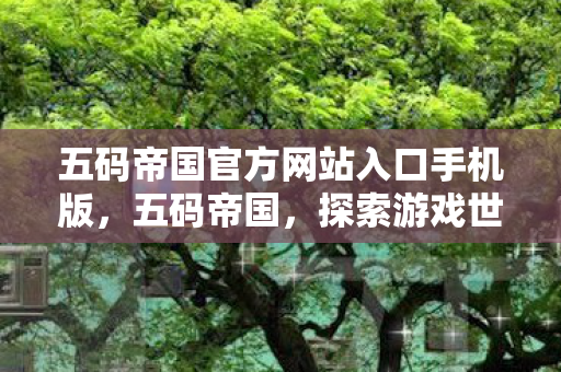 五码帝国官方网站入口手机版，五码帝国，探索游戏世界的无限可能
