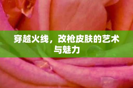 穿越火线，改枪皮肤的艺术与魅力