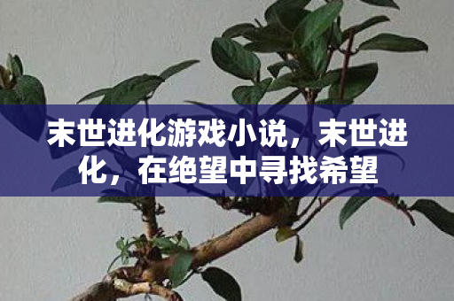 末世进化游戏小说，末世进化，在绝望中寻找希望