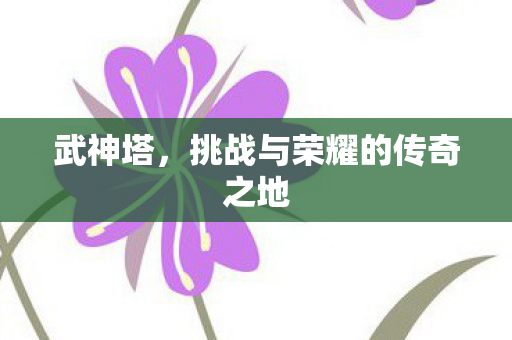 武神塔，挑战与荣耀的传奇之地