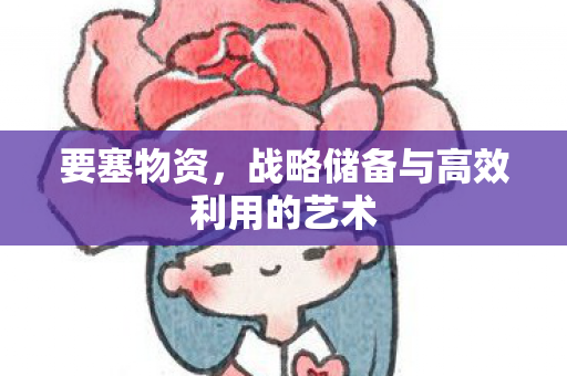 要塞物资，战略储备与高效利用的艺术