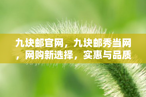 九块邮官网，九块邮秀当网，网购新选择，实惠与品质并存