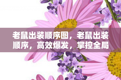 老鼠出装顺序图，老鼠出装顺序，高效爆发，掌控全局