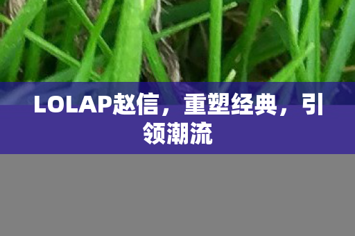 LOLAP赵信，重塑经典，引领潮流