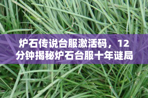 炉石传说台服激活码,12分钟揭秘炉石台服十年谜局,当最后一张卡牌停止呼吸时,谁在泪目? 炉石传说台服激活码,12分钟揭秘炉石台服十年谜局,当最后一张卡牌停止呼吸时,谁在泪目?