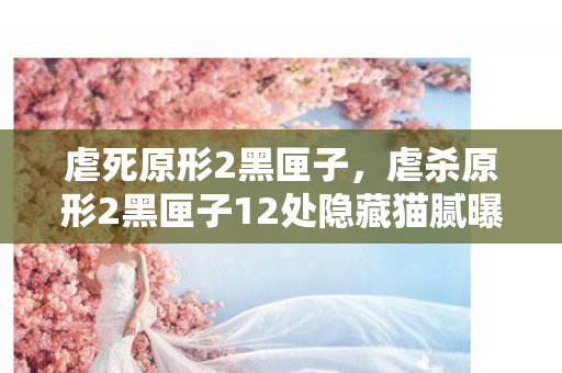 虐死原形2黑匣子，虐杀原形2黑匣子12处隐藏猫腻曝光！这波操作让老粉集体破防