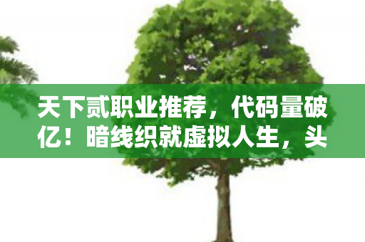 天下贰职业推荐,代码量破亿!暗线织就虚拟人生,头皮发麻的天下贰生存法则 天下贰职业推荐,代码量破亿!暗线织就虚拟人生,头皮发麻的天下贰生存法则