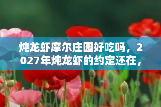 炖龙虾摩尔庄园好吃吗,2027年炖龙虾的约定还在,可摩尔庄园的你,却让我鼻子一酸 炖龙虾摩尔庄园好吃吗,2027年炖龙虾的约定还在,可摩尔庄园的你,却让我鼻子一酸