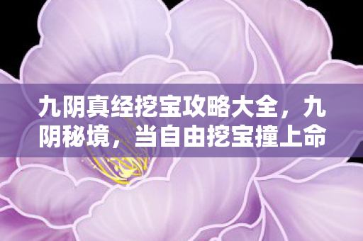 九阴真经挖宝攻略大全,九阴秘境,当自由挖宝撞上命运罗盘,你的选择是枷锁还是钥匙? 九阴真经挖宝攻略大全,九阴秘境,当自由挖宝撞上命运罗盘,你的选择是枷锁还是钥匙?