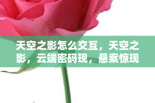 天空之影怎么交互,天空之影,云端密码现,悬案惊现玩家集体失踪,毛骨悚然真相待揭 天空之影怎么交互,天空之影,云端密码现,悬案惊现玩家集体失踪,毛骨悚然真相待揭
