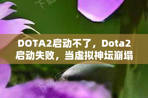 DOTA2启动不了,Dota2启动失败,当虚拟神坛崩塌时,我竟在废墟里挖出了人生判决书 DOTA2启动不了,Dota2启动失败,当虚拟神坛崩塌时,我竟在废墟里挖出了人生判决书