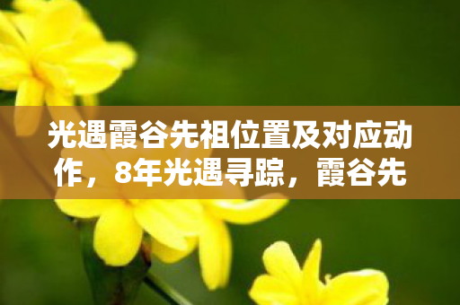 光遇霞谷先祖位置及对应动作,8年光遇寻踪,霞谷先祖谜位,泪目竟藏于此! 光遇霞谷先祖位置及对应动作,8年光遇寻踪,霞谷先祖谜位,泪目竟藏于此!