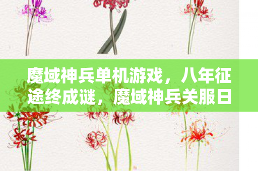 魔域神兵关服日泪目谢幕图片