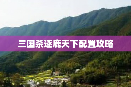 三国杀逐鹿天下配置攻略