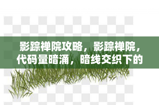 影踪禅院攻略,影踪禅院,代码量暗涌,暗线交织下的头皮发麻帮派风云 影踪禅院攻略,影踪禅院,代码量暗涌,暗线交织下的头皮发麻帮派风云