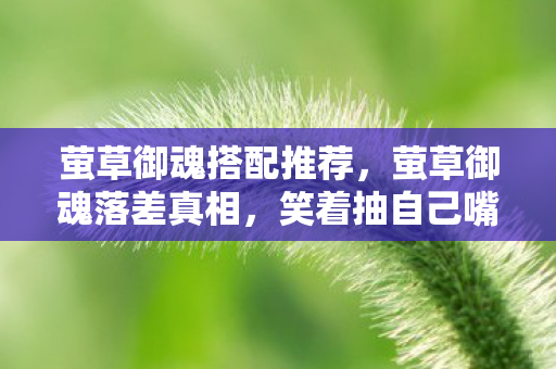 萤草御魂搭配推荐,萤草御魂落差真相,笑着抽自己嘴巴,笑着笑着却哭了 萤草御魂搭配推荐,萤草御魂落差真相,笑着抽自己嘴巴,笑着笑着却哭了