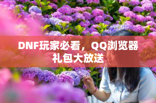 DNF玩家必看,QQ浏览器礼包大放送 DNF玩家必看,QQ浏览器礼包大放送