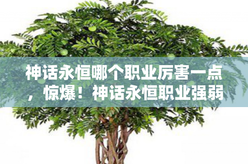 神话永恒哪个职业厉害一点,惊爆!神话永恒职业强弱背后竟藏百万隐情,真相让人吓一跳! 神话永恒哪个职业厉害一点,惊爆!神话永恒职业强弱背后竟藏百万隐情,真相让人吓一跳!