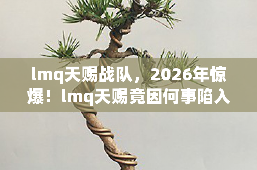 lmq天赐战队,2026年惊爆!lmq天赐竟因何事陷入绝望深渊? lmq天赐战队,2026年惊爆!lmq天赐竟因何事陷入绝望深渊?