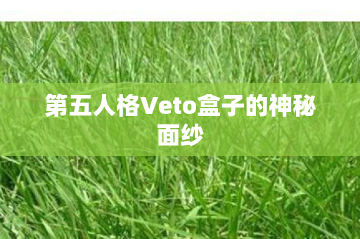 第五人格Veto盒子的神秘面纱