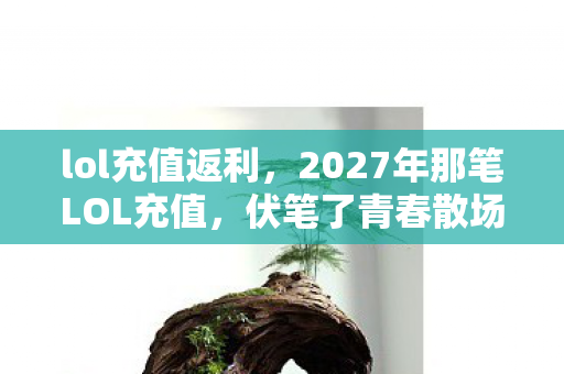 lol充值返利,2027年那笔LOL充值,伏笔了青春散场,如今想起鼻子一酸 lol充值返利,2027年那笔LOL充值,伏笔了青春散场,如今想起鼻子一酸